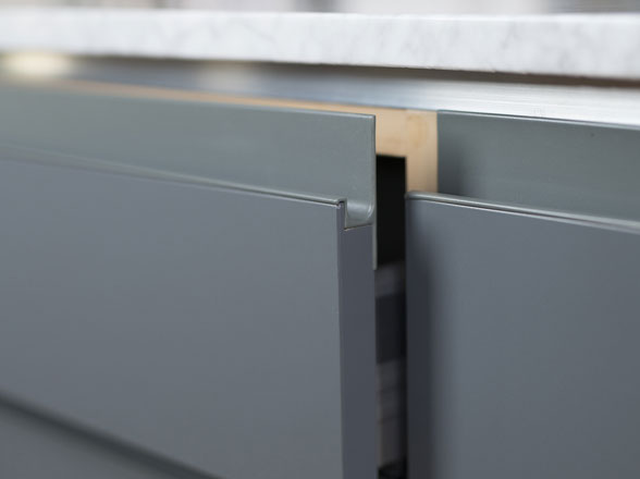 Gray cabinet